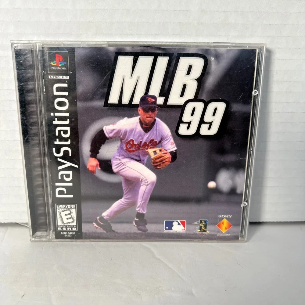 MLB 99‎ Sony PlayStation 1 PS1 1998 Baseball Video Game SCUS-94233 Vin Scully
